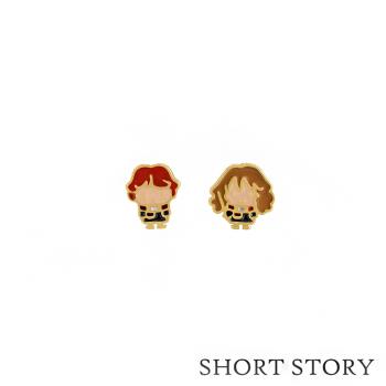澳洲 Short Story 哈利波特系列可愛榮恩&妙麗耳環