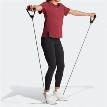 Adidas D2T Tee 女款 酒紅色 專業 運動 訓練 彈性 排汗 速乾 休閒 短袖 上衣 IL1365