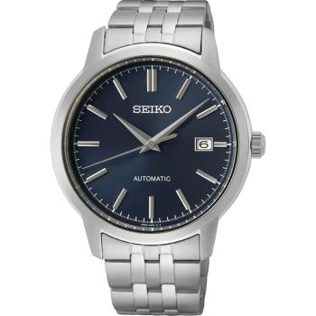 SEIKO精工 CS系列 簡約不鏽鋼機械錶-藍色42mm男錶 (SRPH87K1 / 4R35-05J0B)