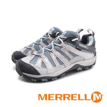 MERRELL(女)ALVERSTONE 2 GTX郊山健行低筒登山鞋 女鞋-灰藍