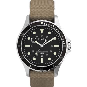 【TIMEX】天美時 風格系列 經典手錶  (黑x棕褐 TXTW2U90000)