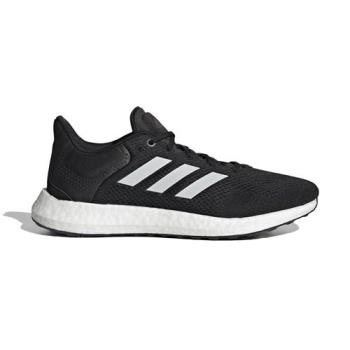 Adidas PUREBOOST 21 男 黑白 避震 網布 透氣 慢跑鞋 GW4832