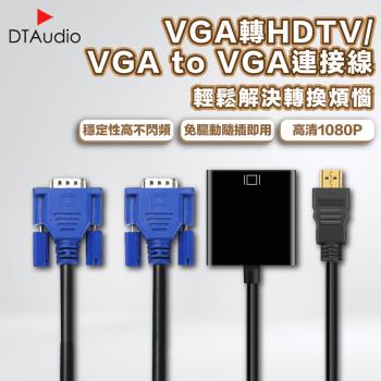 HDTV轉VGA連接線 1080P 適用HDMI線接口之設備 轉接頭 鍍金接頭 轉換線 投影機轉接頭 筆電轉接頭