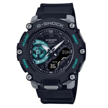 【CASIO 卡西歐】G-SHOCK 一起冒險去 碳核心防護構造雙顯計時手錶 GA-2200M-1A_47.1mm