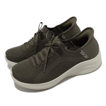 Skechers 休閒鞋 Ultra Flex 3.0 Slip-Ins 女鞋 橄欖綠 瞬穿科技 輕量 套入式 149710OLV