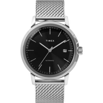 【TIMEX】天美時 復刻系列 經典機械錶  (銀/黑TXTW2T22900)