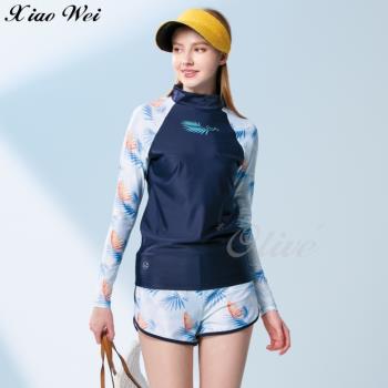 【沙兒斯品牌】流行大女長袖二件式泳裝 NO.B922338 