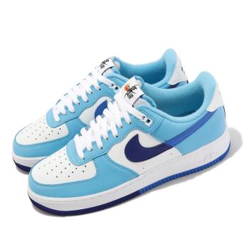 Nike 休閒鞋 Air Force 1 07 LV8 男鞋 藍 白 AF1 Light Photo Blue DZ2522-100