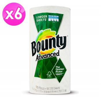 Bounty廚房紙巾隨意撕101張 x6捲