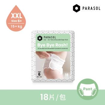【Parasol】 Clear + DryTM 新科技水凝果凍褲/尿褲/紙尿褲/褲型尿布 6號 /XXL (18片/袋)