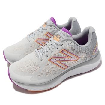 New Balance 慢跑鞋 Fresh Foam 680 V7 D 寬楦 女鞋 灰 紫 橘 反光 運動鞋 NB 紐巴倫 W680GN7-D