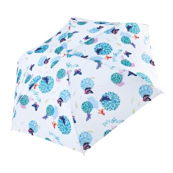 RAINSTORY雨傘-花漾彩蝶抗UV手開輕細口紅傘