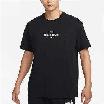 Nike 男裝 短袖上衣 籃球 寬鬆 純棉 黑【運動世界】FJ2341-010