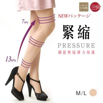 【M&M 日本製】2組-PS02 Frifla機能着圧彈力絲襪 1雙/組