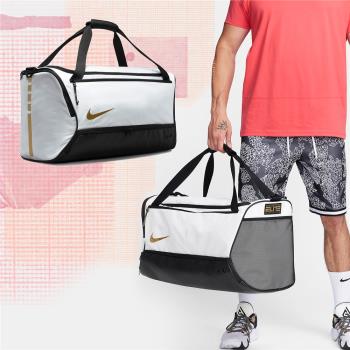 Nike 包包 Hoops Elite Duffle Bag 男女款 白 黑 金 健身包 行李袋 大容量 DX9789-100