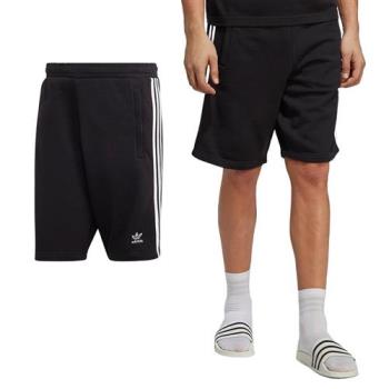 Adidas 3-STRIPE Short 男 黑 三線 刺繡 棉褲 休閒 運動 短褲 IA6351