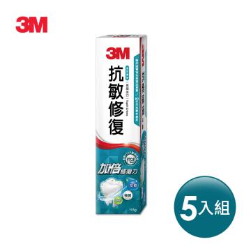 3M 抗敏修復牙膏113g(5入組)