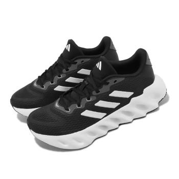 adidas 慢跑鞋 Switch Run W 女鞋 黑 白 微增高 緩衝 運動鞋 愛迪達 IF5733