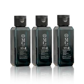 【MG瑪格諾莉雅】〈旅行三件組〉95%天然植萃低敏香氛洗髮精-旅行瓶(60mlX3)