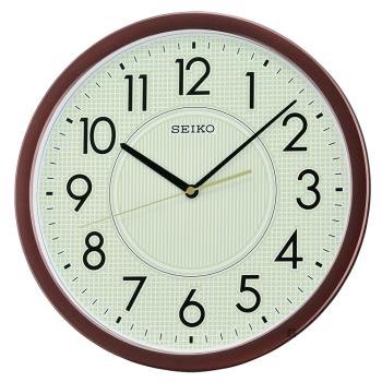 SEIKO 精工 夜光面盤大數字時鐘 掛鐘-36.1cm QXA629B