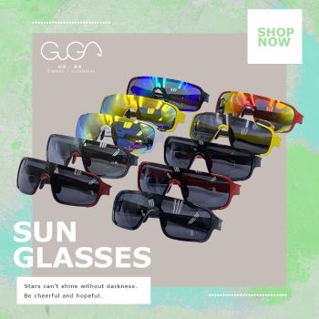 【GUGA】偏光運動太陽眼鏡-圓弧流線型 防滑運動型鼻托腳套 減少晃動 太陽眼鏡 墨鏡 運動墨鏡 成人親子款