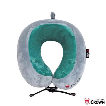 CROWN 皇冠  旅行紓壓頸枕 雙色記憶棉旅行頸枕 