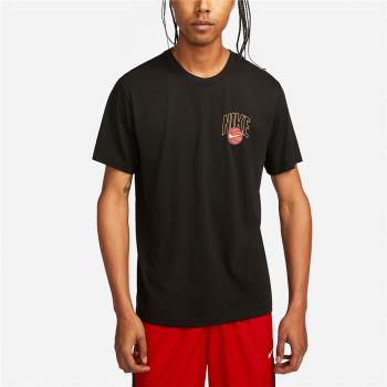 Nike 短袖 Dri-FIT Basketball 男款 黑 吸濕排汗 背大LOGO 短T FJ2347-010
