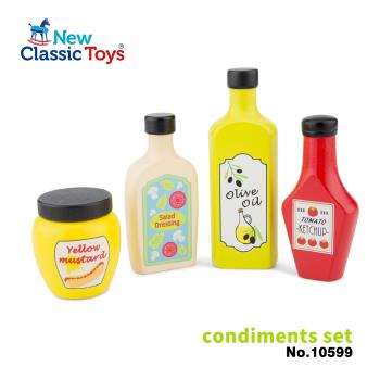 【荷蘭New Classic Toys】木製小主廚美食調味組-10599