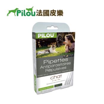 Pilou 法國皮樂 第二代升級Picaridin配方-非藥用除蚤滴劑-成貓用-4kg以上成貓