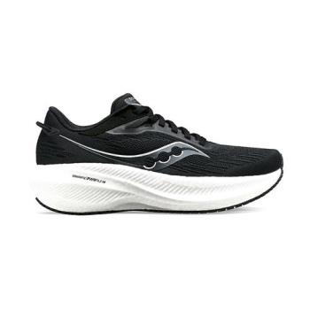 Saucony Triumph 21 男鞋 黑白色 透氣 舒適 競速 緩震 路跑 運動 休閒 慢跑鞋 S20882-10