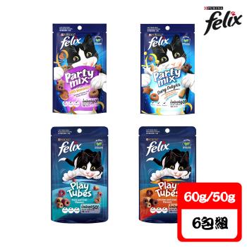 FELIX Party Mix 貓脆餅/Play Tubes 香酥捲系列 X6包