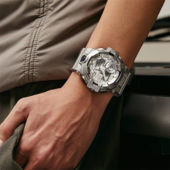 CASIO 卡西歐 G-SHOCK 科幻未來金屬色手錶(GA-700FF-8A)