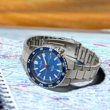 ALBA 雅柏 旅行戶外手錶-藍/42.6mm AS9Q19X1 VJ42-X335B