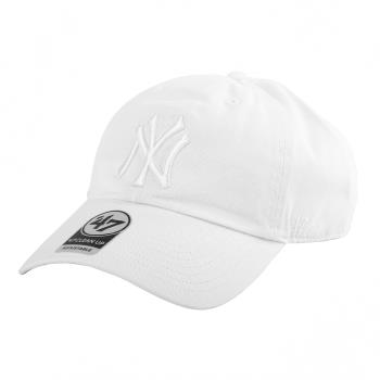 NEW ERA - 洋基NY 白繡線第47章 中性棒球帽(象牙白)
