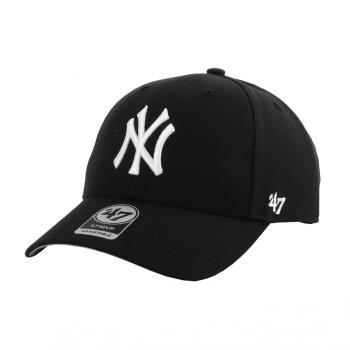 NEW ERA - 洋基NY 白繡線第47章 男性棒球帽(黑)