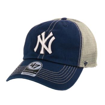 NEW ERA  - 47 品牌撞色透氣孔棒球帽(深藍x卡其)