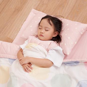Combi Ag+pro銀離子抗菌水洗棉枕-幼童枕 星星藍/星星粉