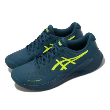 Asics 網球鞋 GEL-Challenger 14 男鞋 藍 黃 底線型 亞瑟膠 緩衝 亞瑟士 1041A405400