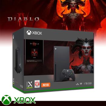 【買就送XBOX禮物卡1000點】限時大特價~~微軟 Xbox Series X 《暗黑破壞神 4》同捆組