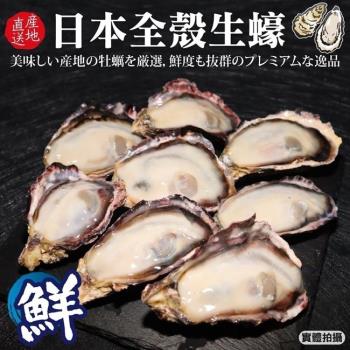 漁村鮮海-日本廣島帶殼生蠔(90-130顆_約10kg/包)
