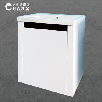 【CERAX 洗樂適衛浴】 55公分方形瓷盆+防水發泡板浴櫃(不含面盆龍頭)(未含安裝)