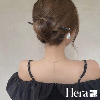 【Hera 赫拉】氣質古風巴洛克不規則珍珠髮簪 H112080801