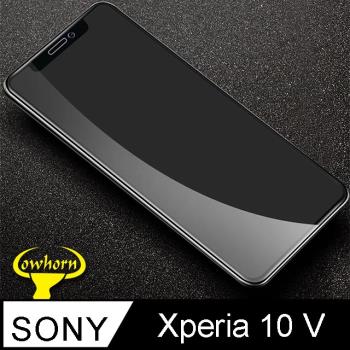 Sony Xperia 10 V 2.5D曲面滿版 9H防爆鋼化玻璃保護貼 黑色