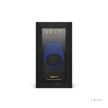 LELO TOR 3 振動陰莖環 藍