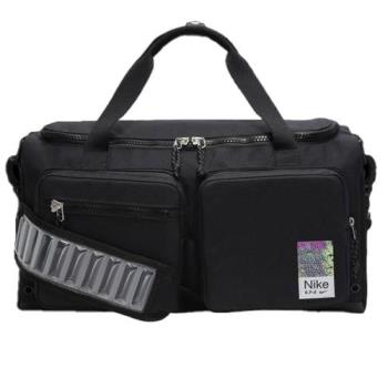 Nike 旅行袋 手提袋 大容量 氣墊 黑【運動世界】FB2825-010