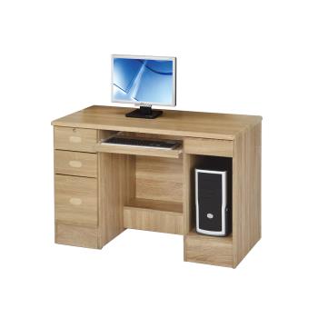【唯熙傢俱】進昇橡木色4尺電腦桌