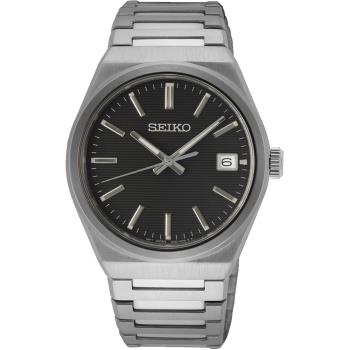 SEIKO 精工 CS系列經典大三針時尚腕錶/黑/38.5mm(6N52-00H0D/SUR557P1)SK003
