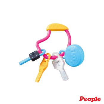 日本People-五感刺激鑰匙圈玩具(1.5歲-/寶寶玩具/益智玩具)
