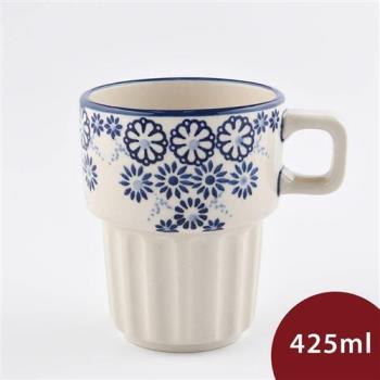 【波蘭陶】覓境隨花系列 陶瓷馬克杯 425ml 波蘭手工製
