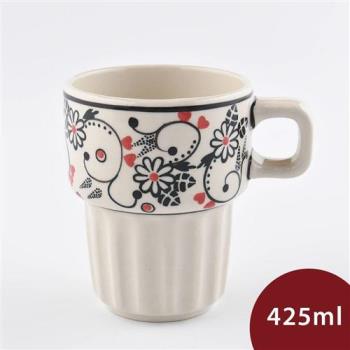 【波蘭陶】花辰月夕系列 陶瓷馬克杯 425ml 波蘭手工製